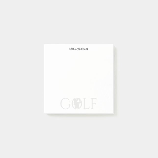 Post-it® Ventilateur de golf simple (Devant)