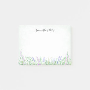 Post-it® Verdure en laiton rustique printemps aquarelle