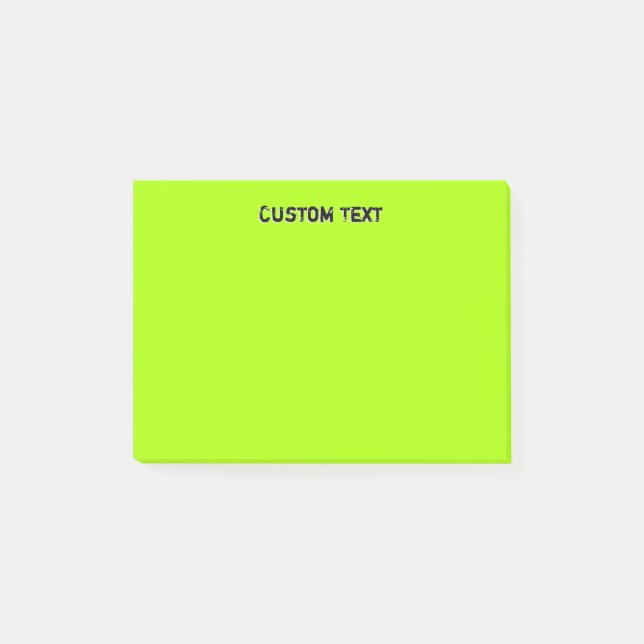 Post-it® Vert de chaux fait sur commande (Devant)