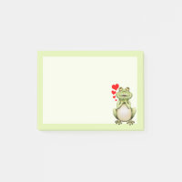 Vert de dessin d'amour de la grenouille mûre