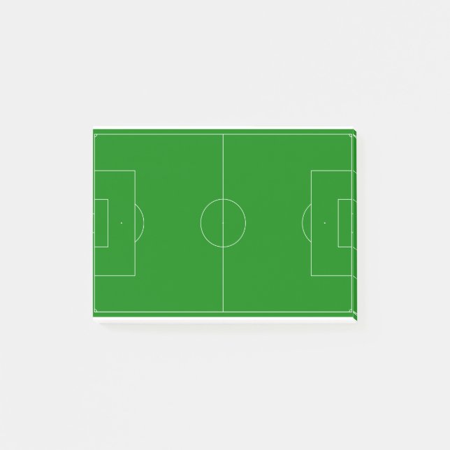 Post-it® Vert de terrain de football (Devant)