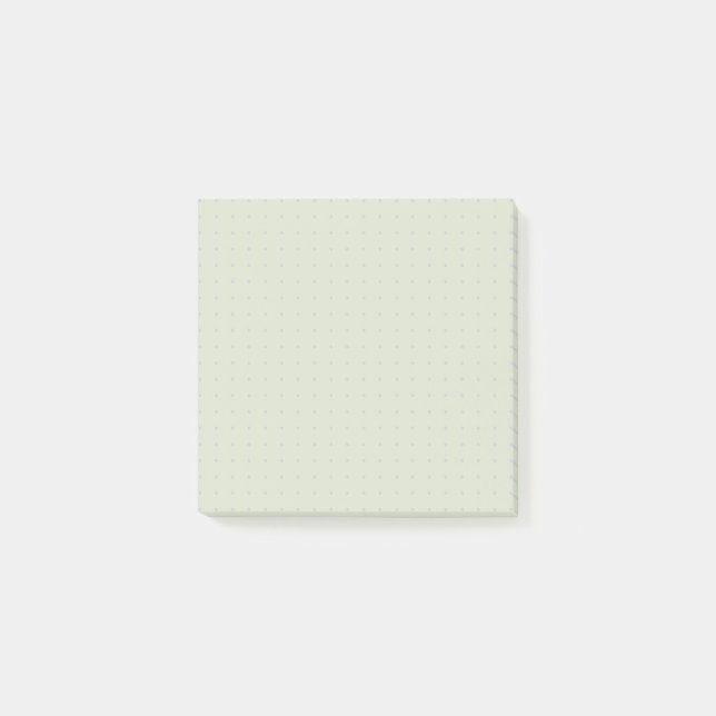 Post-it® Vert minimaliste pointillé (Devant)