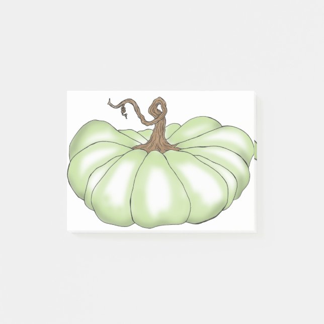 Post-it® vert plat citrouille (Devant)