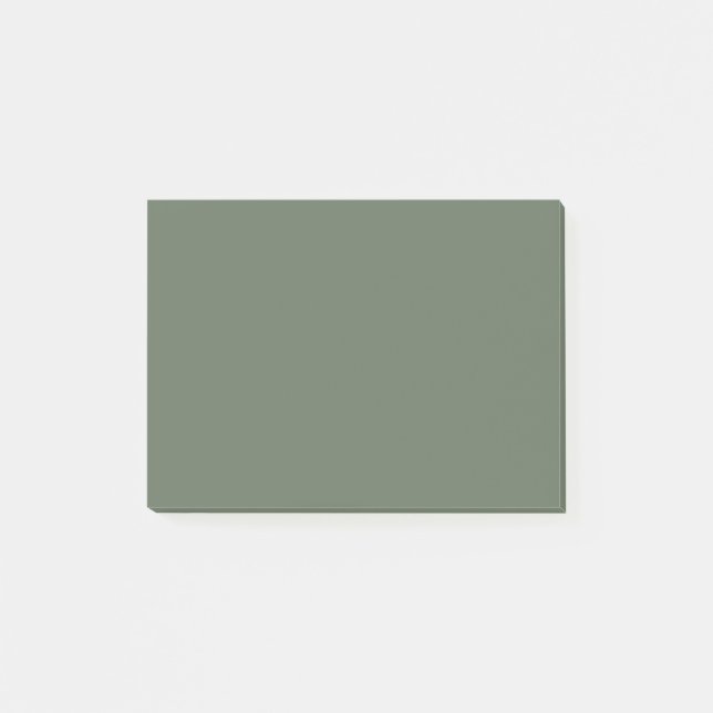 Post-it® Vert profond Lichen Exclusif une couleur (Devant)