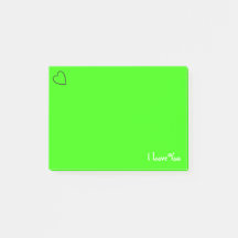 Vert vibrant de la coutume je t'aime |