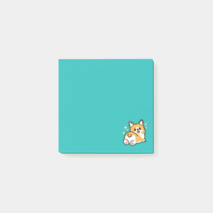 Post-it® Vibes Corgi Butt et Nap - Joli chien couché