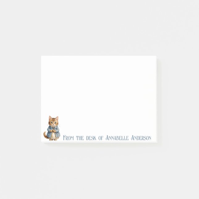 Post-it® Victorian Kitty Personnaliser (Devant)