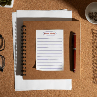 Post-it® Vidage de cerveau minimaliste et notes