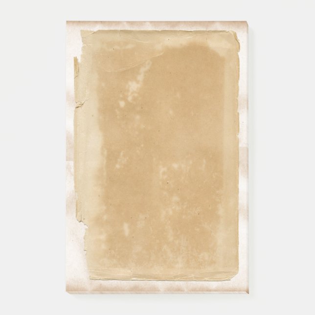 Post-it® Vieilles pages de Filo de brun de cru de courrier (Devant)