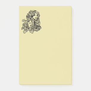 Post-it® Vierge Vierge Zodiaque Doré