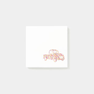 Post-it® Vieux Motif de camionnette