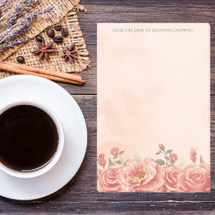 Post-it® Vieux Roses de corail Personnalisé