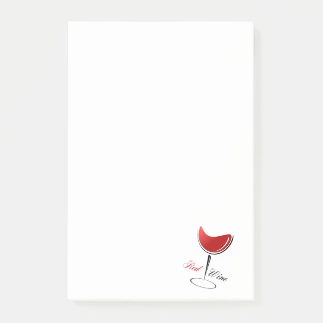 Post-it® Vin rouge (Devant)