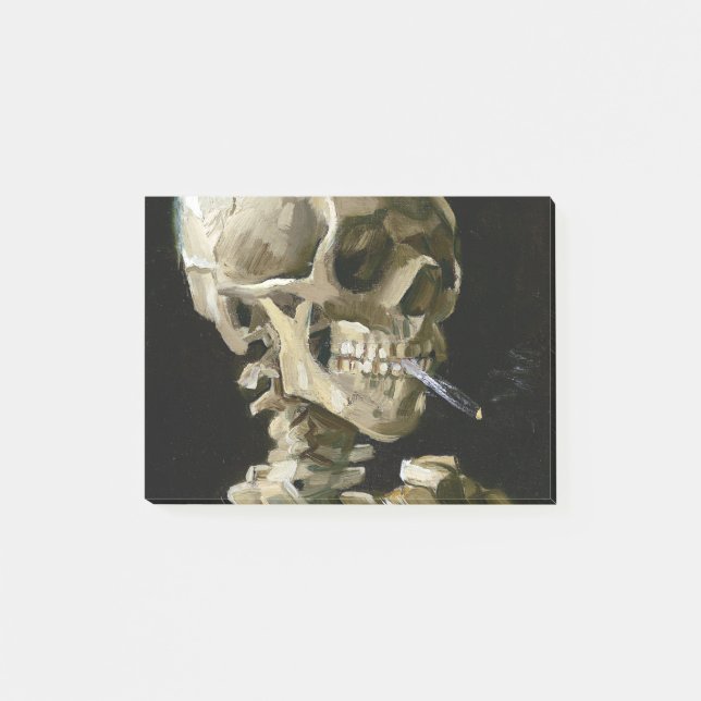 Post-it® Vincent van Gogh fume le squelette (Devant)
