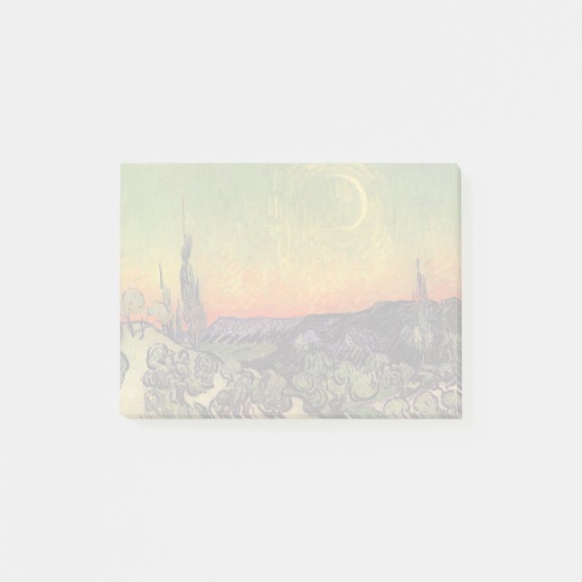 Post-it® Vincent Van Gogh Paysage de Moonlit (Devant)