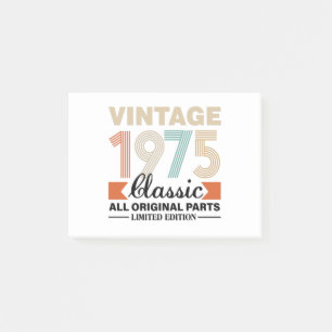 Post-it® Vintage 1975 imited Edition Birthday