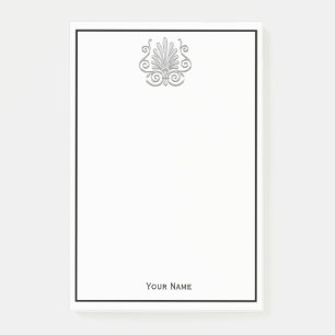 Post-it® Vintage Art Déco Argent Plume Arabesque