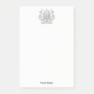 Post-it® Vintage Art Déco Argent Plume Arabesque