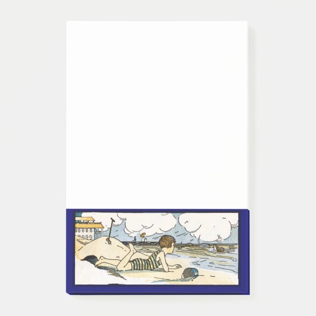 Post-it® Vintage Beach Art Post (Devant)