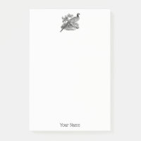 Vintage faisan Jeu Oiseau Dessin BW