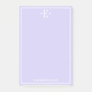Post-it® Violet monogramme