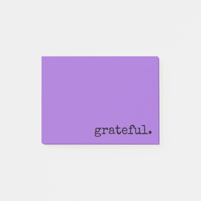 Post-it® violet reconnaissant (Devant)