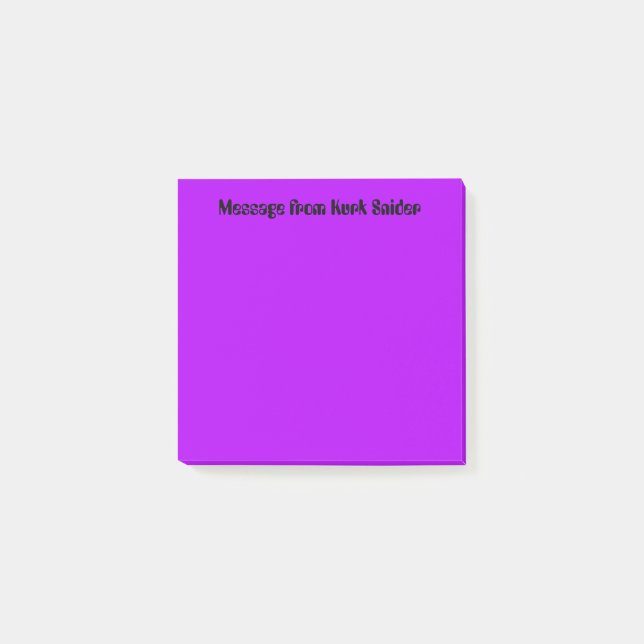 Post-it® Violet/Violet (Devant)