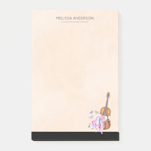 Post-it® Violon, Chaussures de Ballet, Fleurs et Papillons