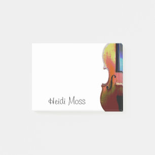 Post-it® Violoniste monogramme