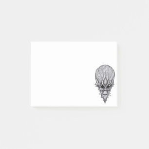 Post-it® Visage Alien, Reconstruction faciale du crâne afri