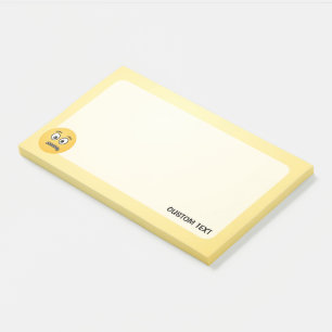 Post-it® Visage de la bouche de zipper