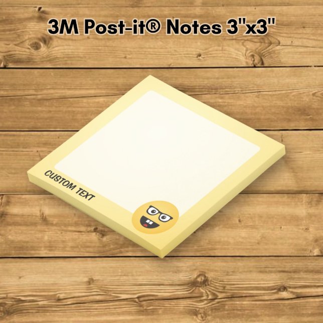 Post-it® Visage de Nerd (Créateur téléchargé)