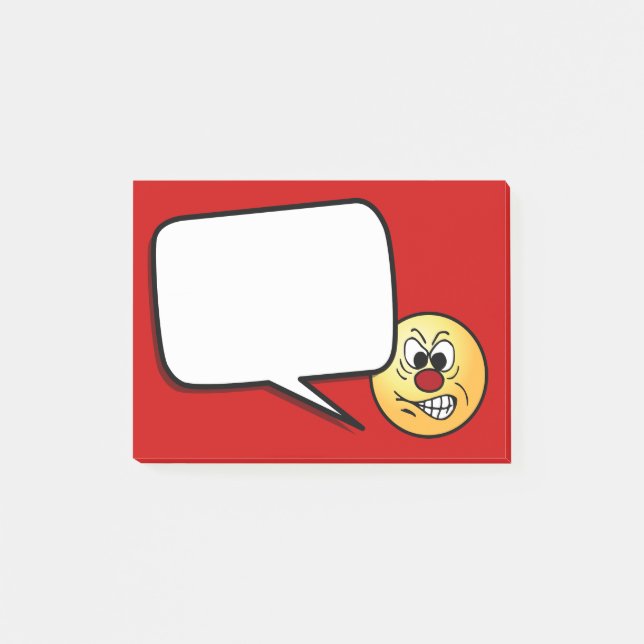 Post-it® Visage frustrant Grumpey (Devant)