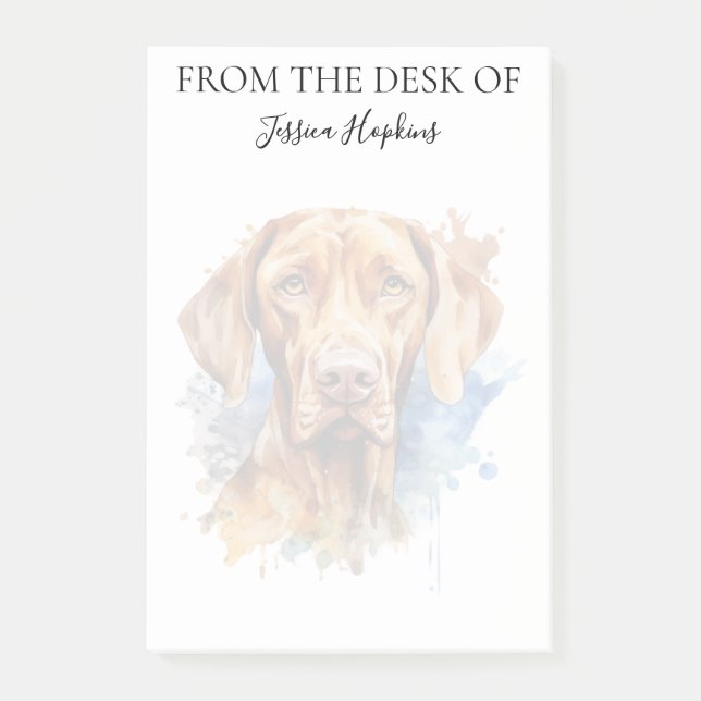 Post-it® Vizsla Lover Monogrammed Dog (Devant)