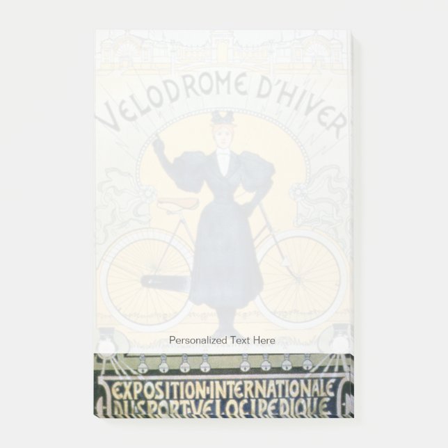 Post-it® "Voie d'emballage de cycle d'hiver", objet exposé (Devant)