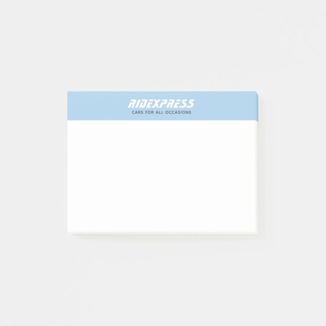 Post-it® Voiture Bleu (Devant)