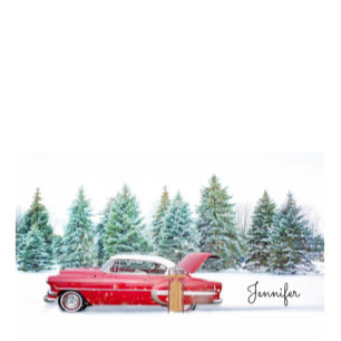 Post-it® Voiture classique Motoneige avec nom Stocking Stuf