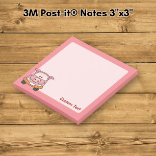 Post-it® Voiture dessin animé cochon