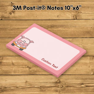 Post-it® Voiture dessin animé cochon