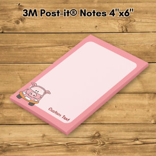 Post-it® Voiture dessin animé cochon