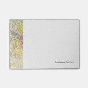 Post-it® Volkerkarte von Asien - carte de l'Asie