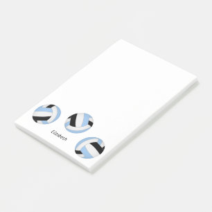Post-it® volley-ball personnalisé bleu clair