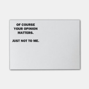 Post-it® Vos sujets d'Opinon