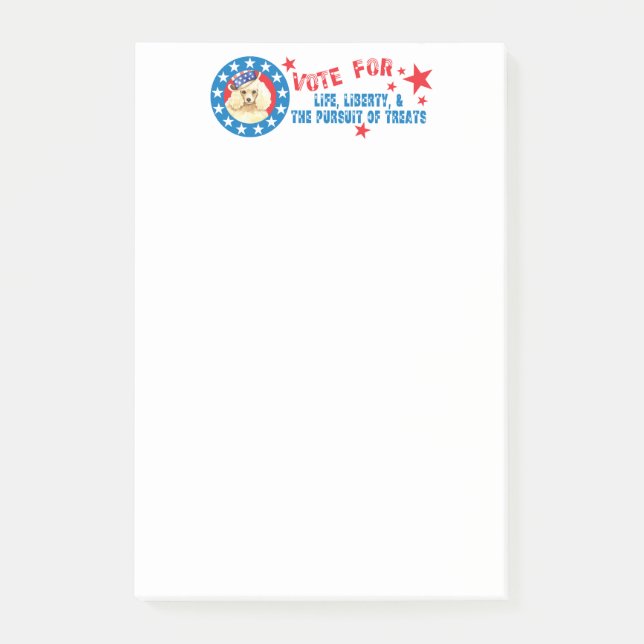 Post-it® Voter pour les canicules miniatures (Devant)