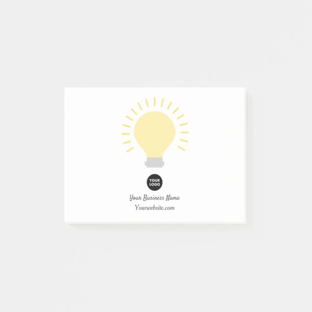 Post-it® Votre ampoule Logo Light (Devant)