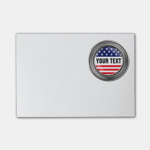 Post-it® Votre bouton des Etats-Unis de coutume
