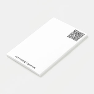 Post-it® Votre code QR Texte personnalisé Notes de votre en