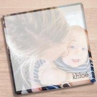 Votre conception photo Carré avec nom personnalisé