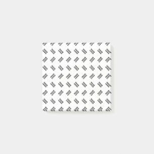 Post-it® Votre logo   Motif répété de substitution simple
