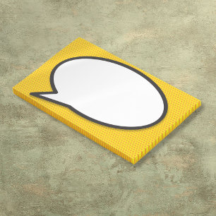 Post-it® Votre message bulle de dialogue bande dessinée amu